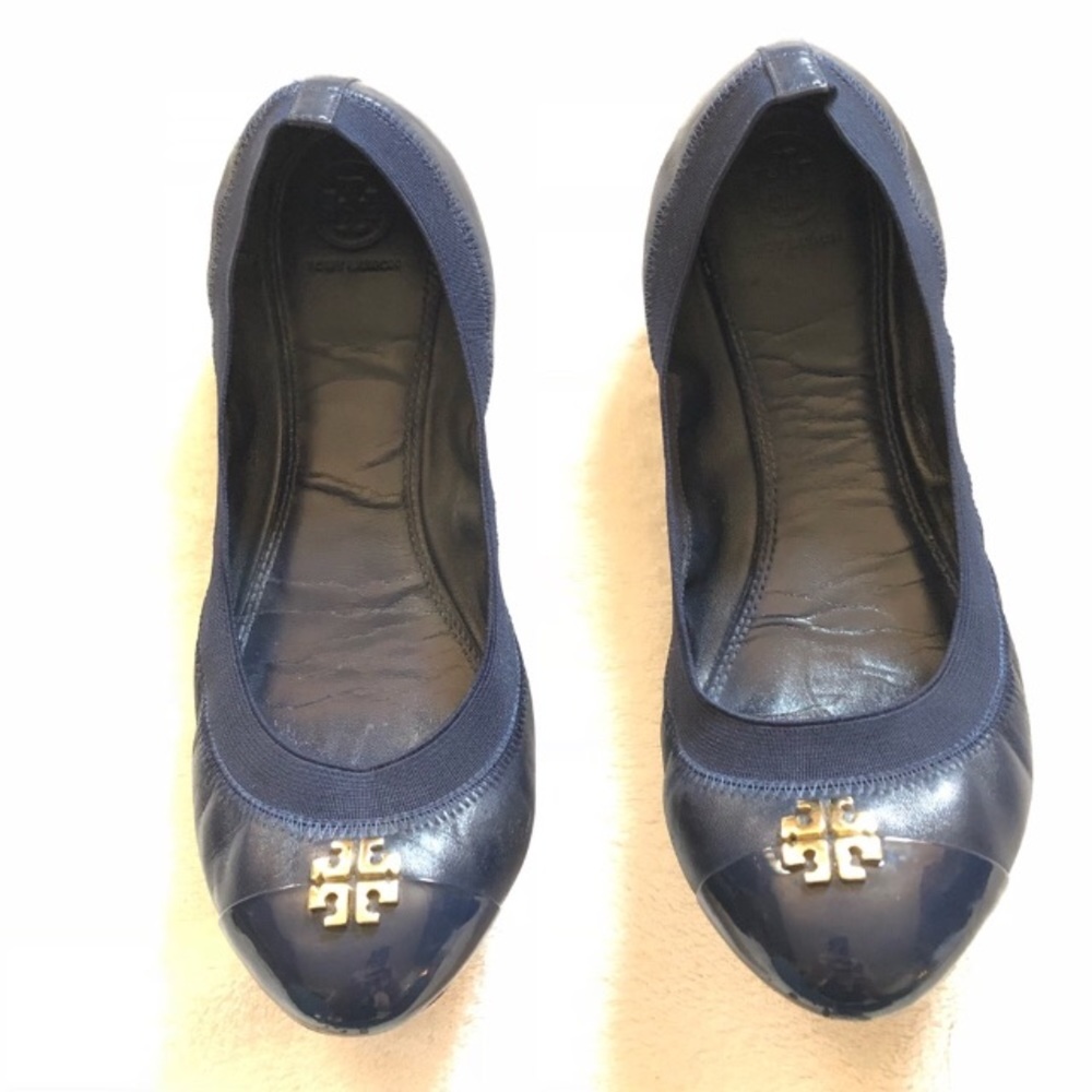 Navy Tory Burch Flat